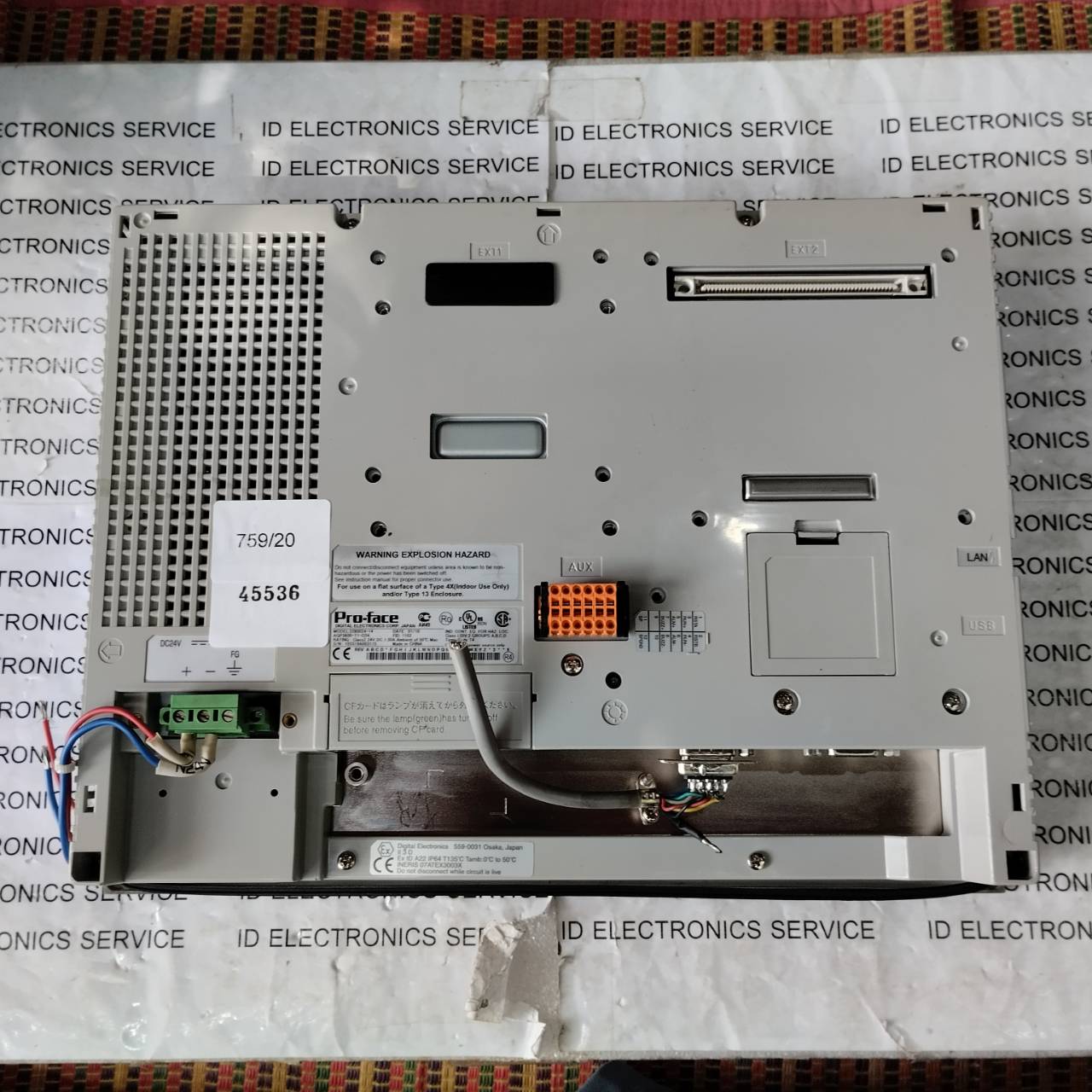 HMI " PROFACE " MODEL : AGP3600-T1-D24