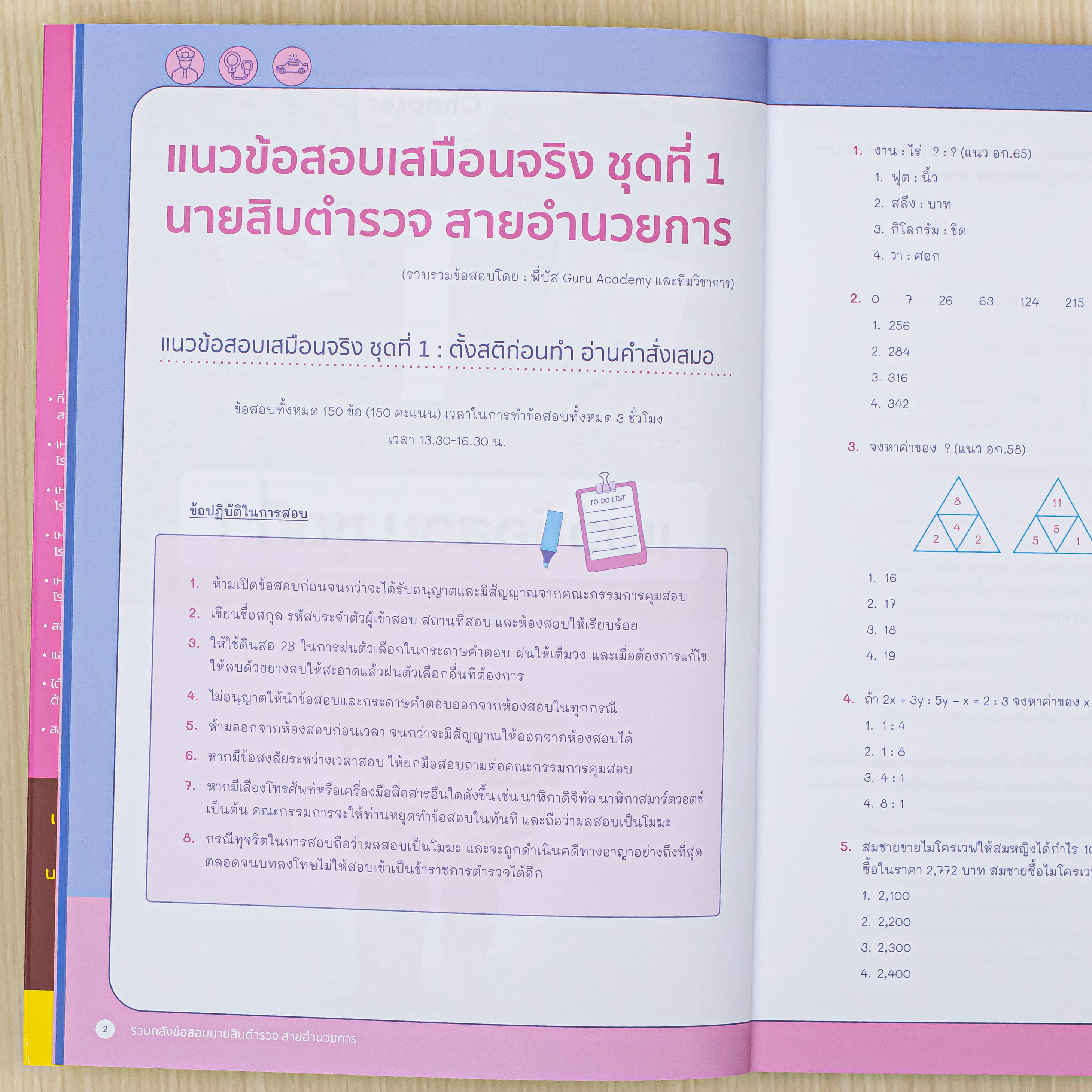 Infopress (อินโฟเพรส) หนังสือ รวมคลังข้อสอบนายสิบตำรวจ สายอำนวยการ - 11330