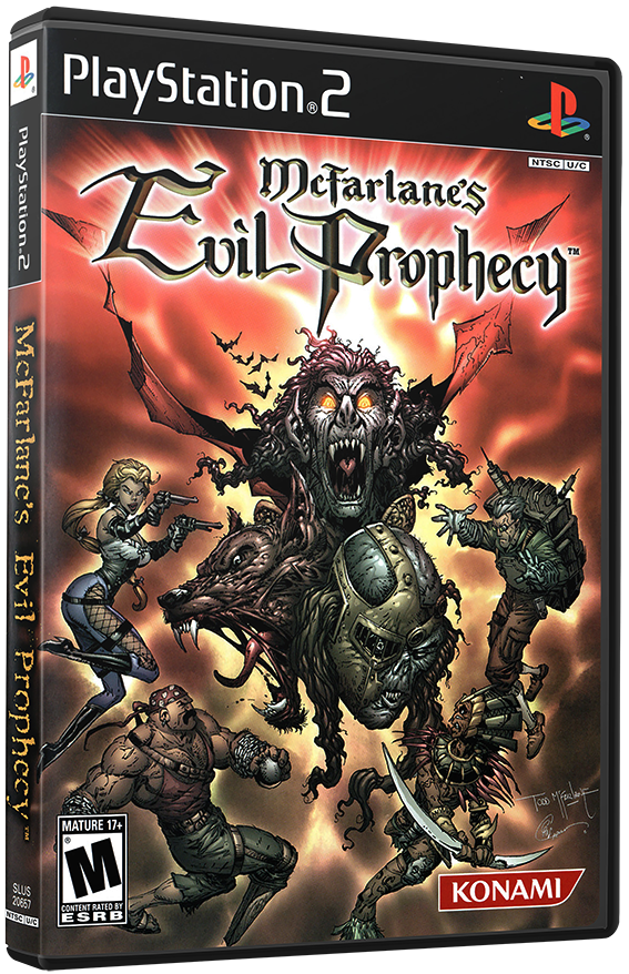 แผ่นเกมส์ PS2 : McFarlane's Evil Prophecy