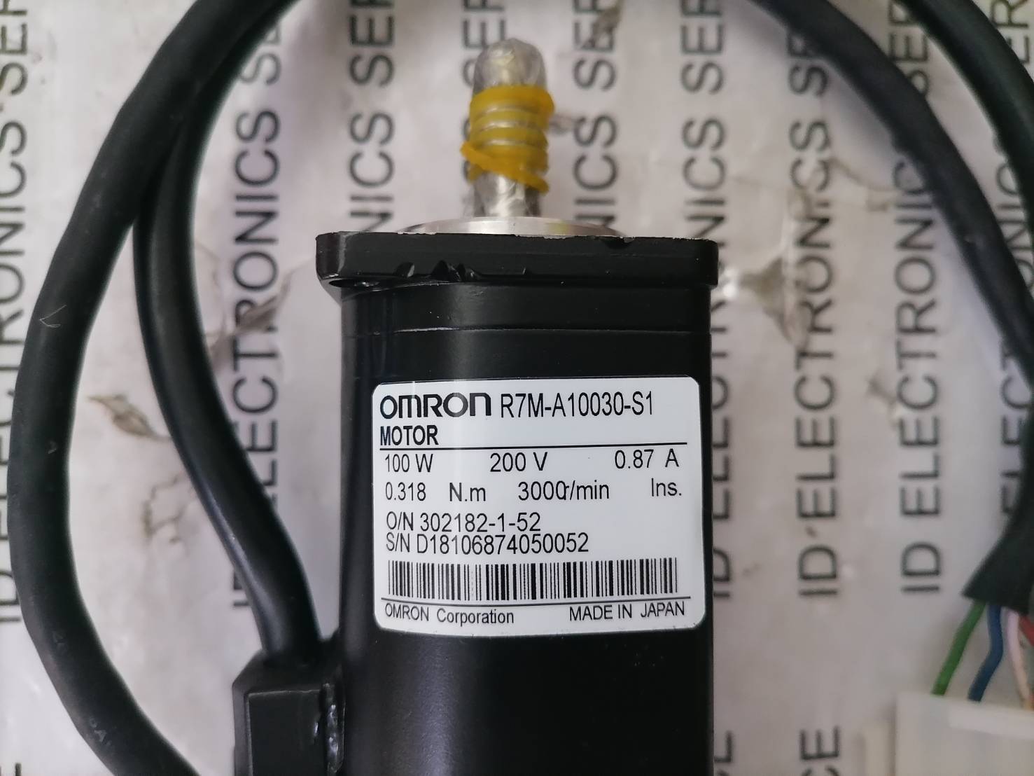 จำหน่าย ซ่อม SERVO MOTOR OMRON R7M-A10030-S1