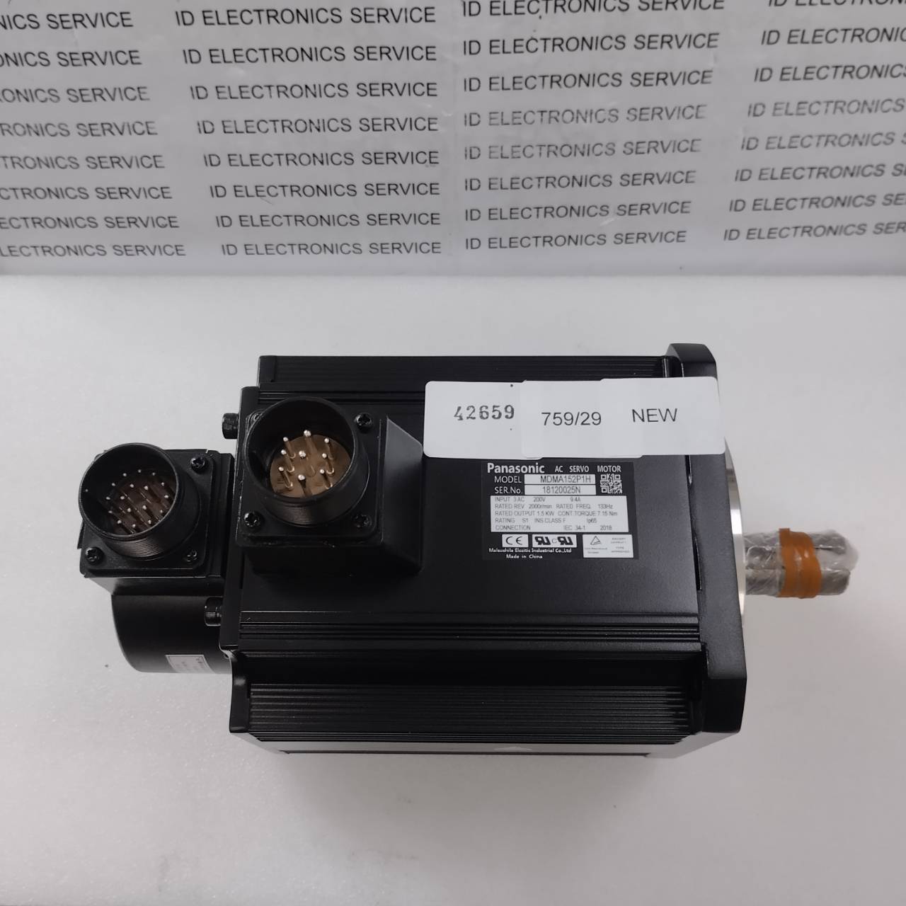 SERVO MOTOR " PANASONIC " MODEL : MDMA152P1H