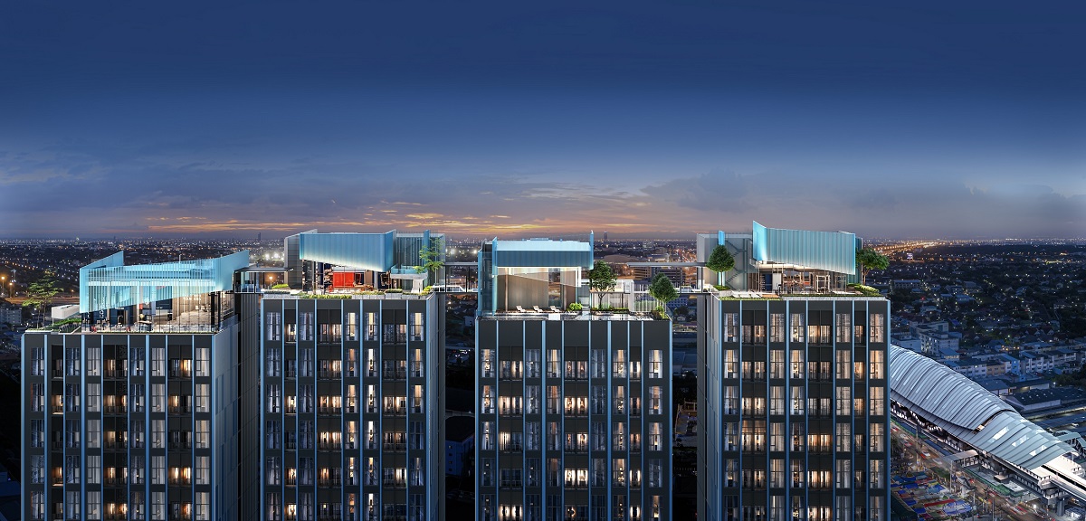 For Sale: 2-Storey Condominium at Origin Plug & Play Ramintra KM.9 ✨ High-Ceiling Condo — 4.2 meters tall! Spacious, airy, and comfortable — giving you the true feeling of living in a home. Perfectly designed to match every lifestyle and ready to m