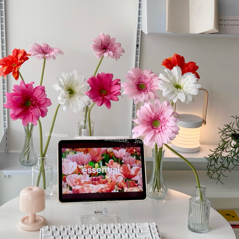 [พร้อมส่ง] Jnihouse : ดอกเยอบีร่า ดอกไม้ประดิษฐ์ [ขนาด Ø13 cm] Gerbera