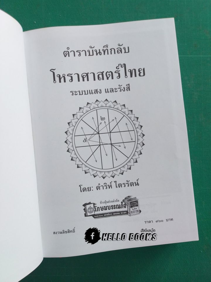 ตำราบันทึกลับ โหราศาสตร์ไทย ระบบแสง และรังสี