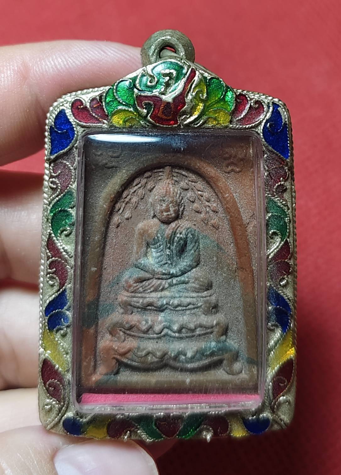 พระสมเด็จปรกโพธิ์ ครูบาพิรุณ วัดชัยมงคล จ.เชียงใหม่ ปี 2547 (ใส่กรอบพร้อมใช้งาน)