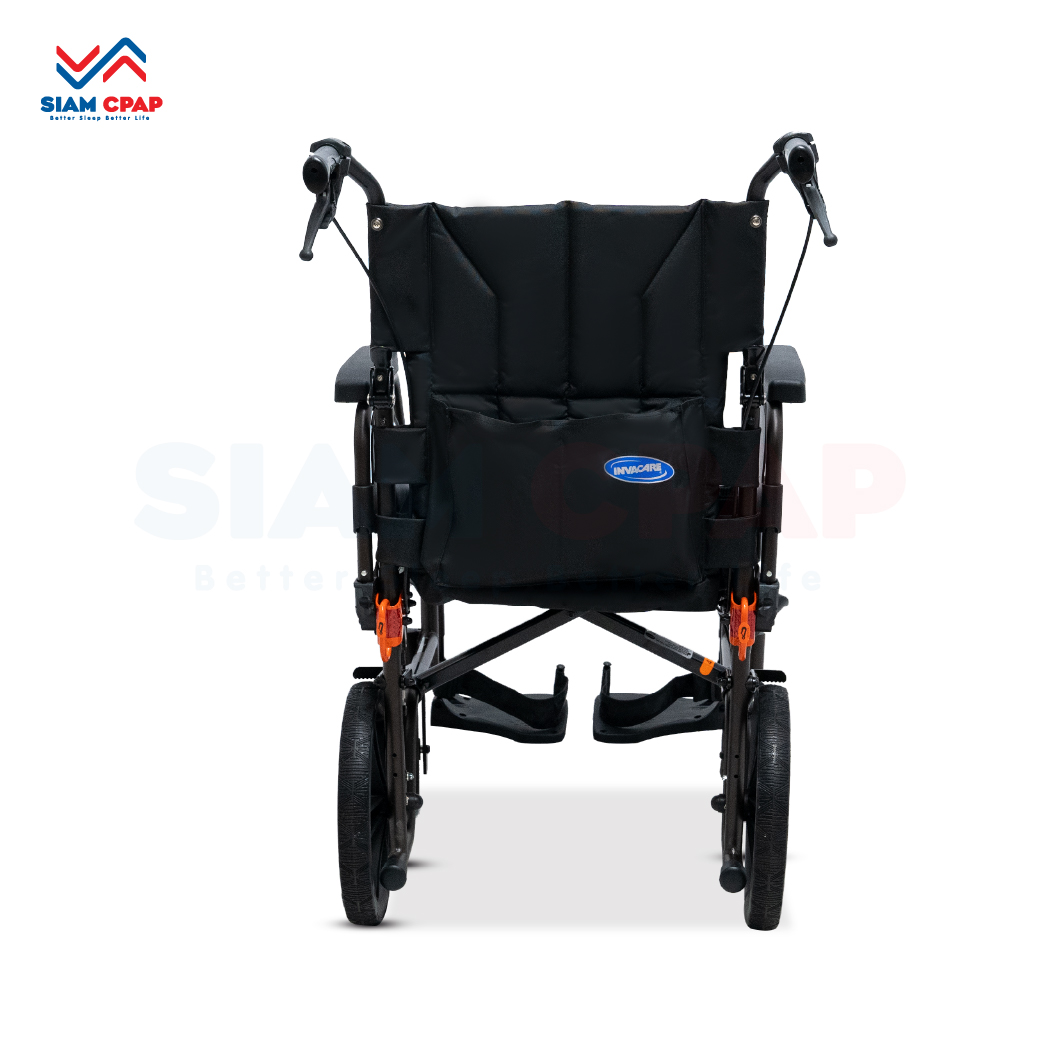 รถเข็นผู้ป่วย วีลแชร์ผู้สูงอายุพกพา รุ่นใหม่ ยี่ห้อ Invacare รุ่น Action 2NG Transit Lite รับประกัน 2 ปี