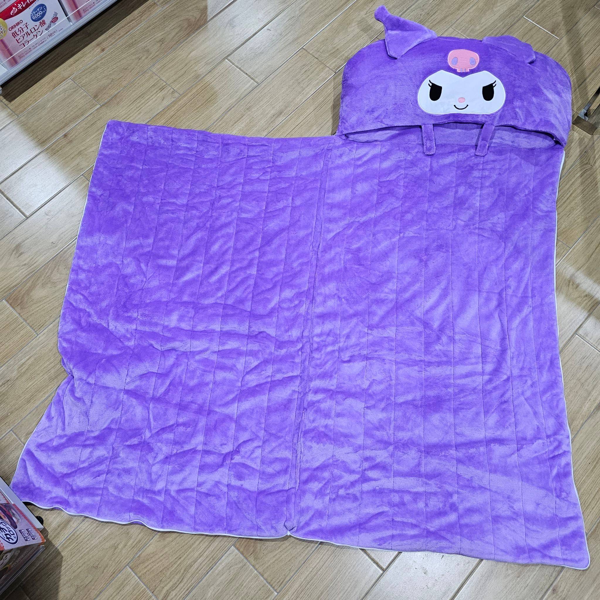 ถุงนอน sanrio มีหมอนในตัว เป็นซิปรอบ จะกางก็น่ารัก พับแล้วก็ตะมุตะมิ ขนาด 70*150 cm