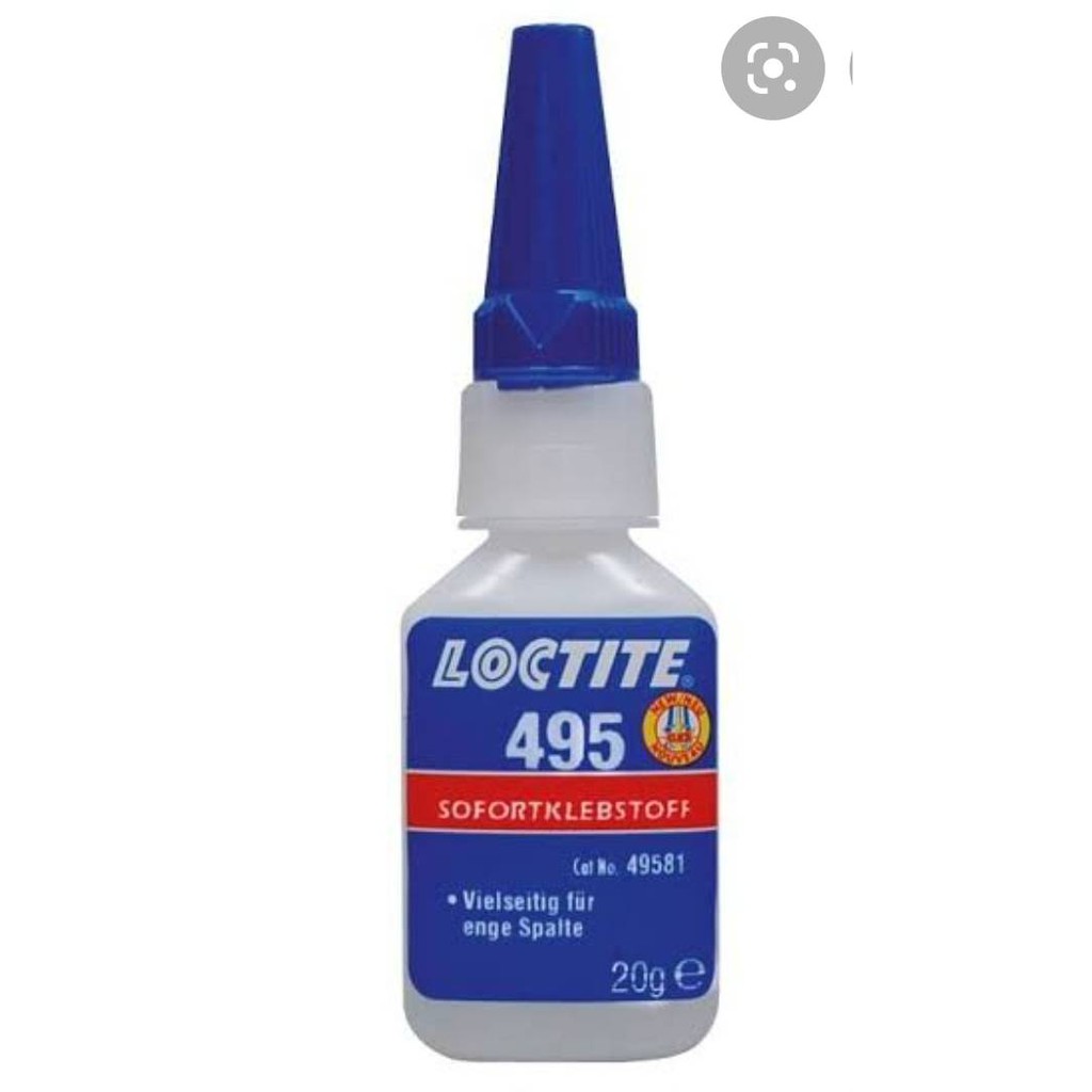 LOCTITE 495 กาวเนื้อใส ใช้งานทั่วไป แห้งเร็วมาก ขนาด 20 กรัม