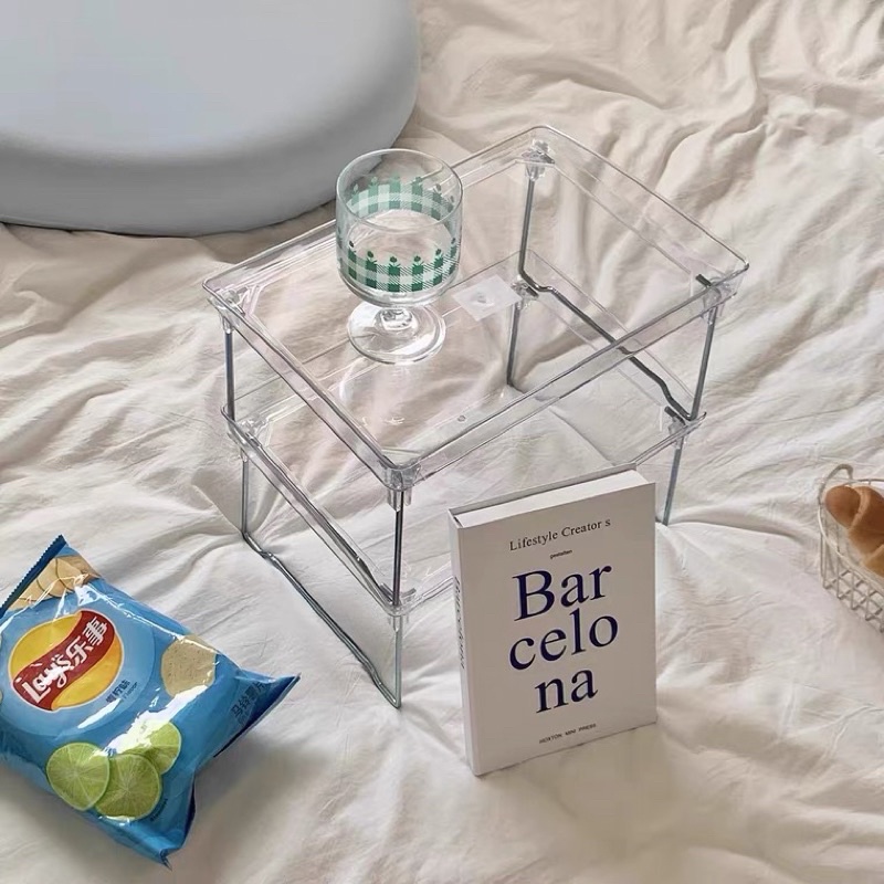 [พร้อมส่ง] Jnihouse : ชั้นพลาสติกใส ชั้นวางของแบบใส