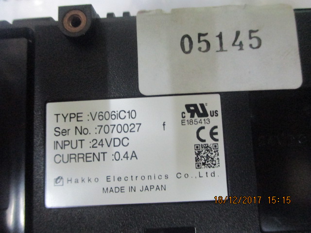 HMI " HAKKO " MODEL : V606iC10