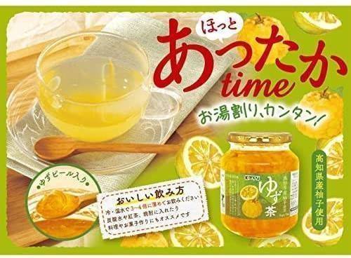 ชาส้ม ยูสุ ยูซุ Kanpy yuzu tea แยมยูสุ จากญี่ปุ่น ขวดใหญ่จุใจ 600 กรัม