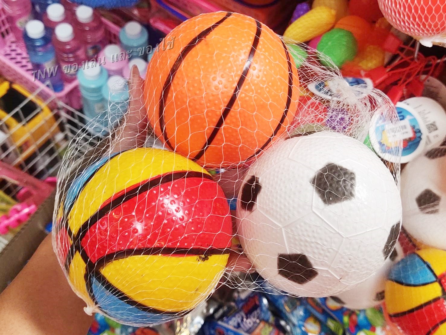 ⚽ ลูกบอลของเล่น 1 ถุง ได้ 3 ลูก แบบนุ่ม ของเล่นเด็ก บอลเด็ก ⚽