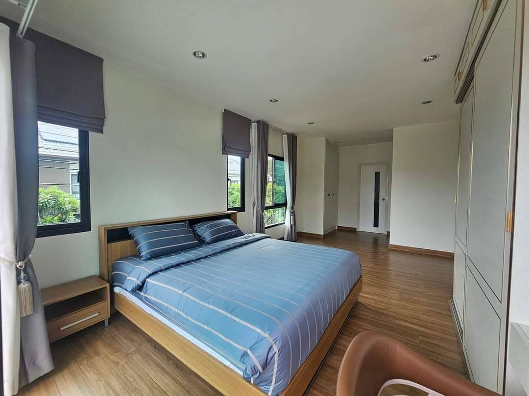 ให้เช่า บ้านเดี่ยว 2 ชั้น หมู่บ้านเอชเคป ซีรีน สุขาภิบาล2 หลังมุมพร้อมอยู่ ประเวศ (N.1470)