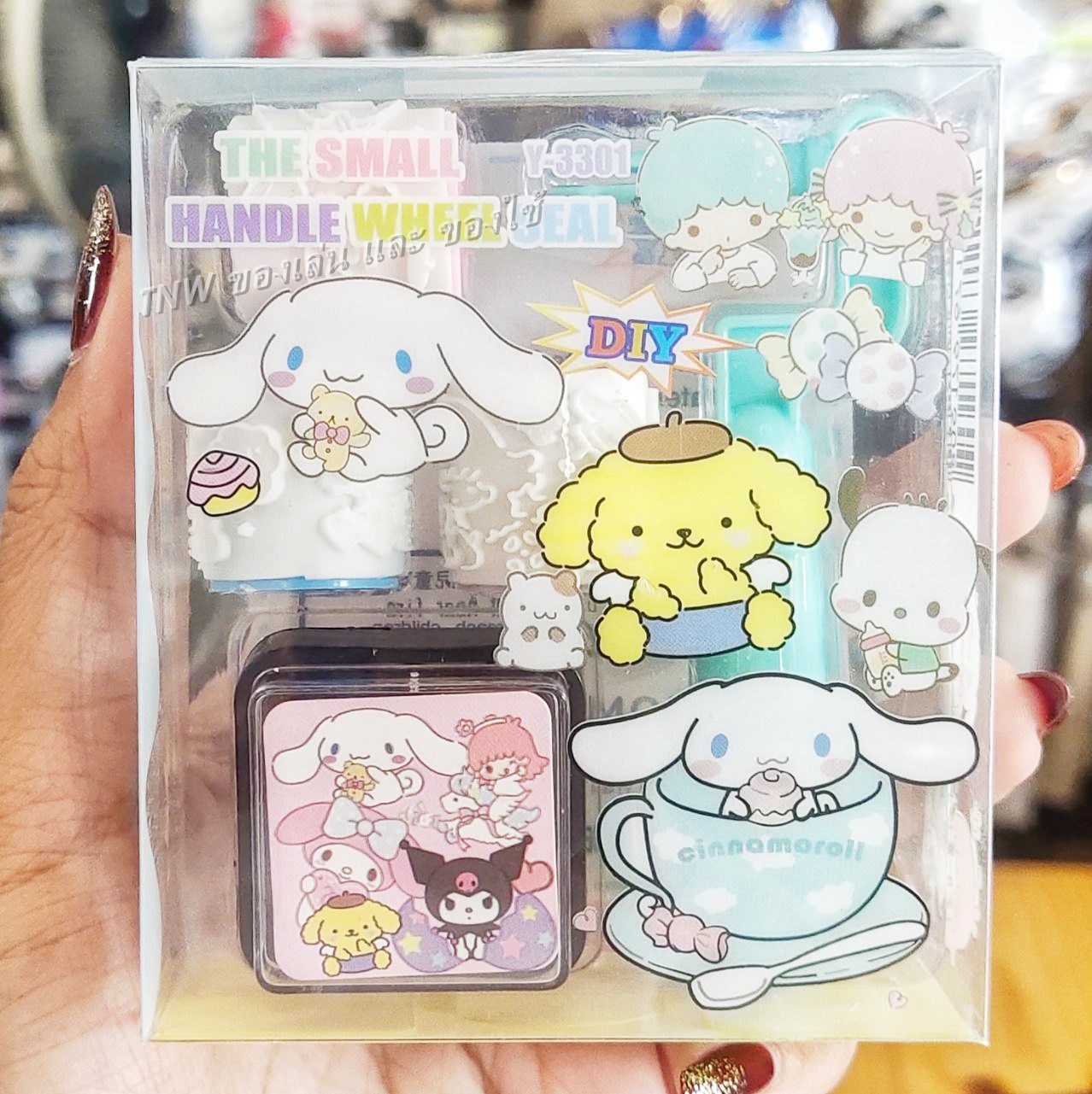 🎀🎀 ตราปั้มลายซานริโอ้ สุดน่ารัก ตราปั้มกลิ้ง คละแบบ 🎀🎀