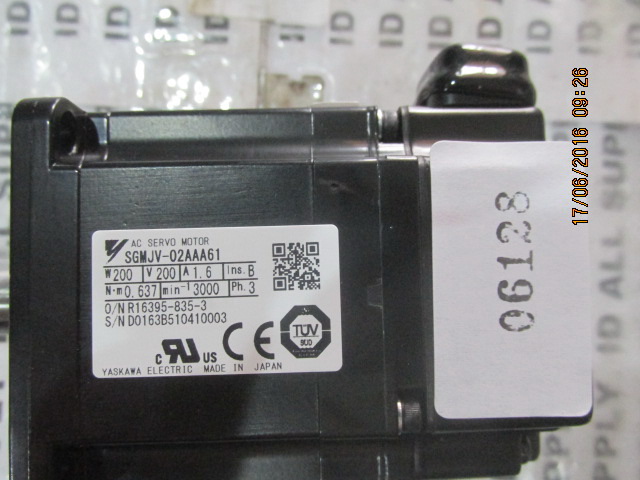 MOTOR "YASKAWA" รุ่น SGMJV-02AAA61