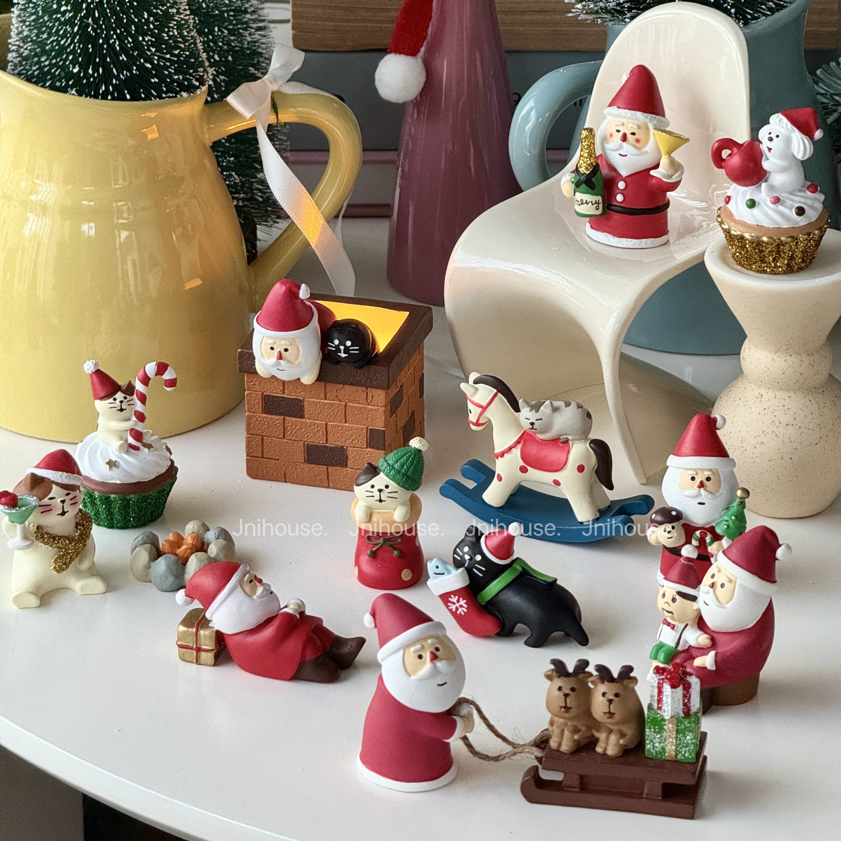 [พร้อมส่ง] Jnihouse : Christmas Figures โมเดลคริสต์มาส