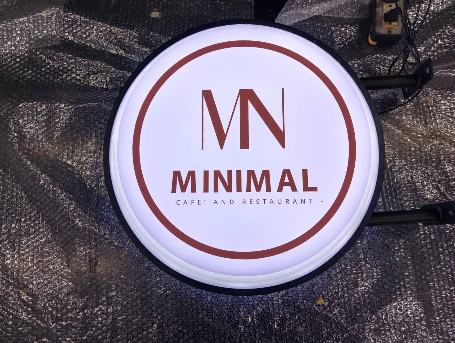 กล่องไฟวงกลมสำเร็จรูป ขนาด 50x50 cm