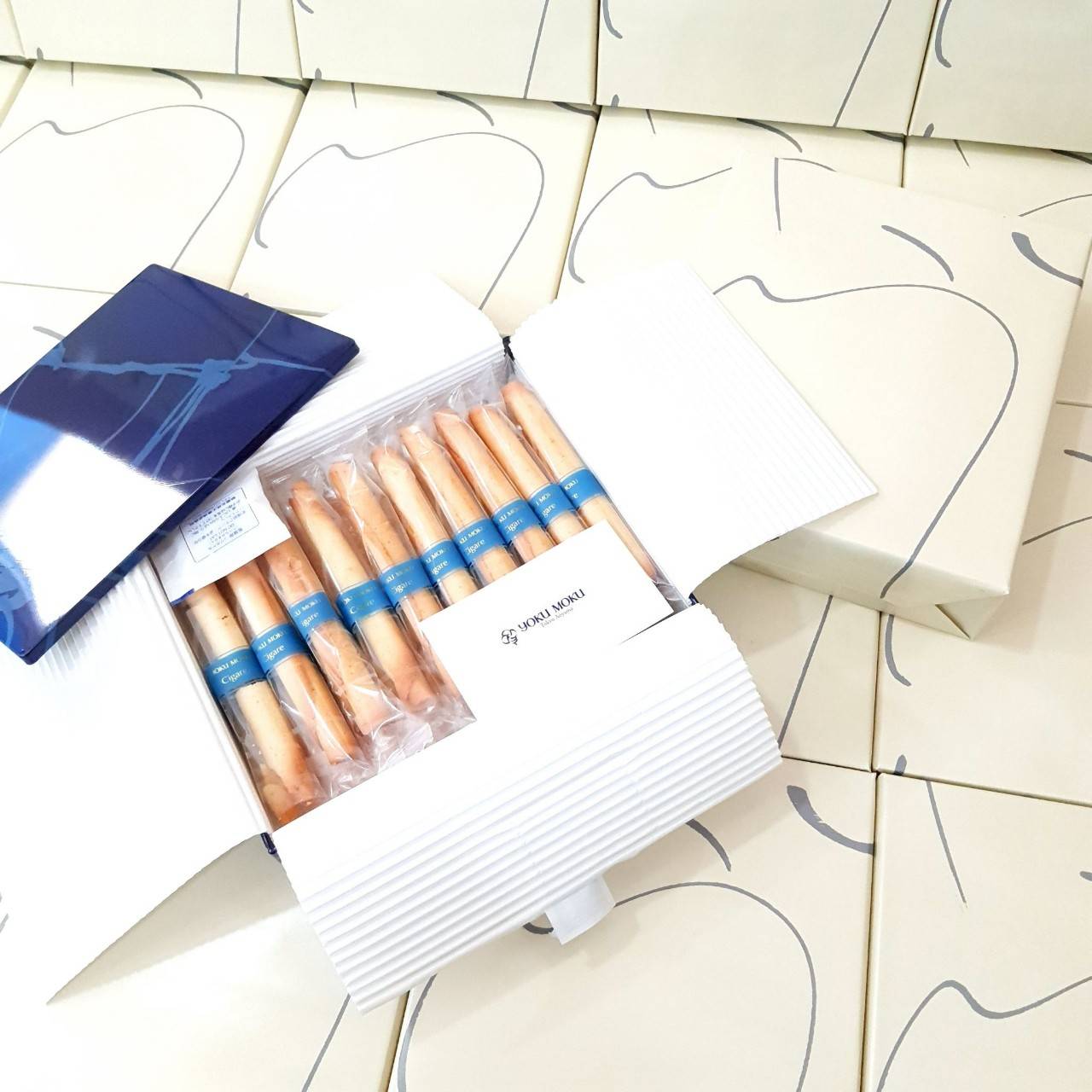 คุกกี้เนยซิการ์ Yoku Moku Cigare butter cookie ไซส์ 20 ชิ้น