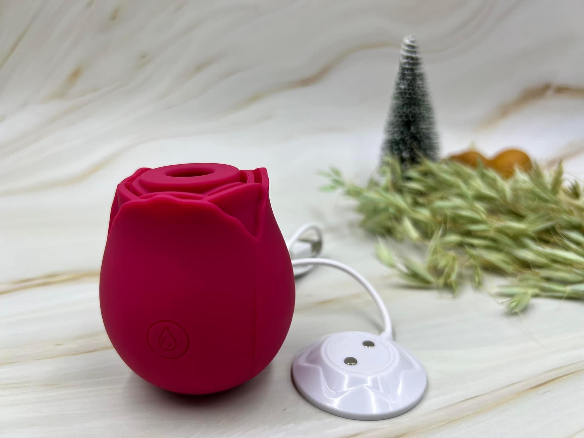 เครื่องนวดดอกกุหลาบ แบบดูด (ชาร์จ USB)