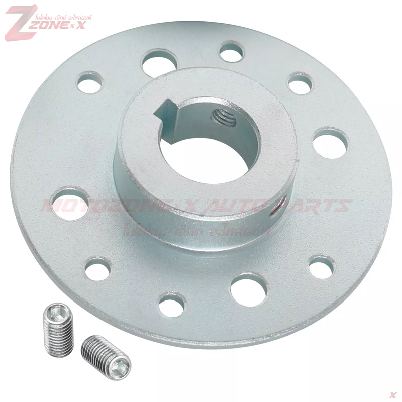 ดุมล้อหลังมีร่องสลัก Sprocket Hub Chain Sprocket Axle Hub Adapter Keyed Hub 26mm 19mm 16mm Shaft for Go Kart Trike ZONE-X(โซน-เอ็กซ์) อะไหล่ Part