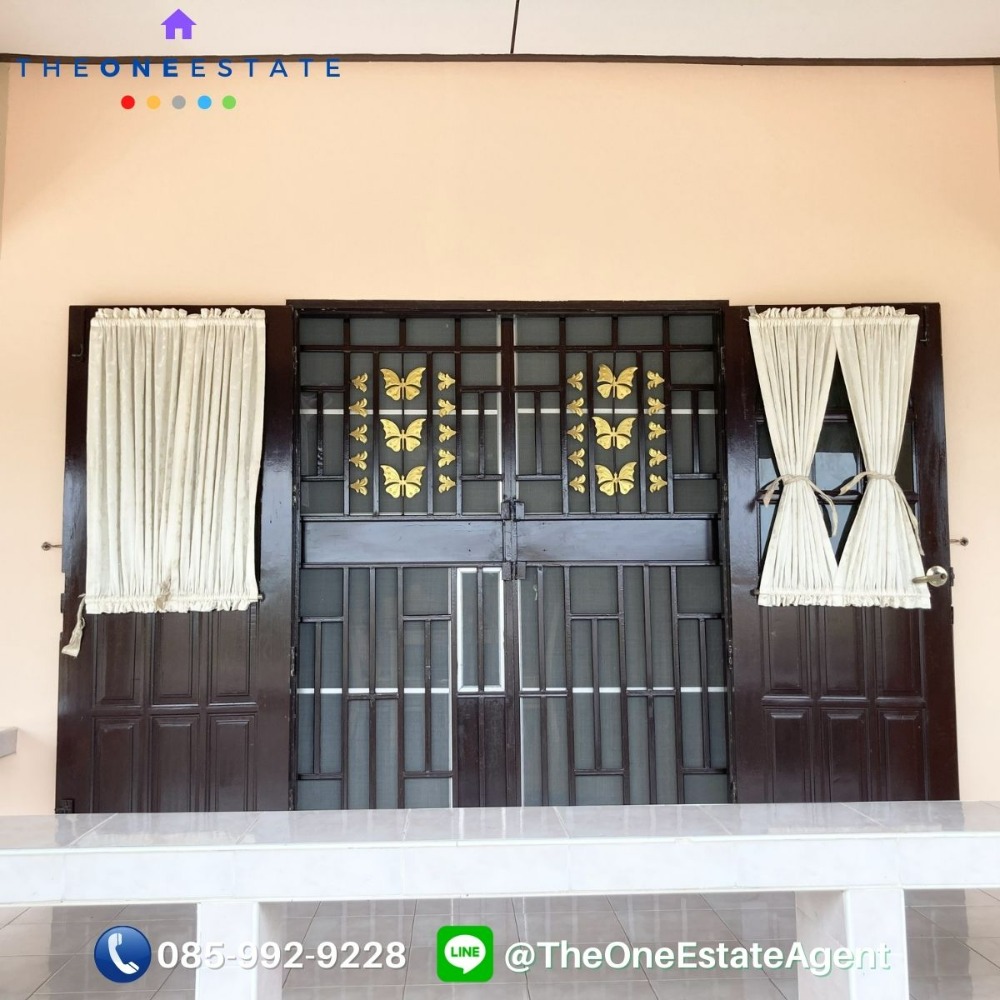 📣 บ้านเดี่ยวชั้นเดียว หมู่บ้านอยู่สบาย ใกล้แหล่งท่องเที่ยว บรรยากาศโล่งสบาย เพื่อนบ้านดีเยี่ยม ต.ท่าทองหลาง อ.บางคล้า จ.ฉะเชิงเทรา The Best ! | โทร. 085-992-9228