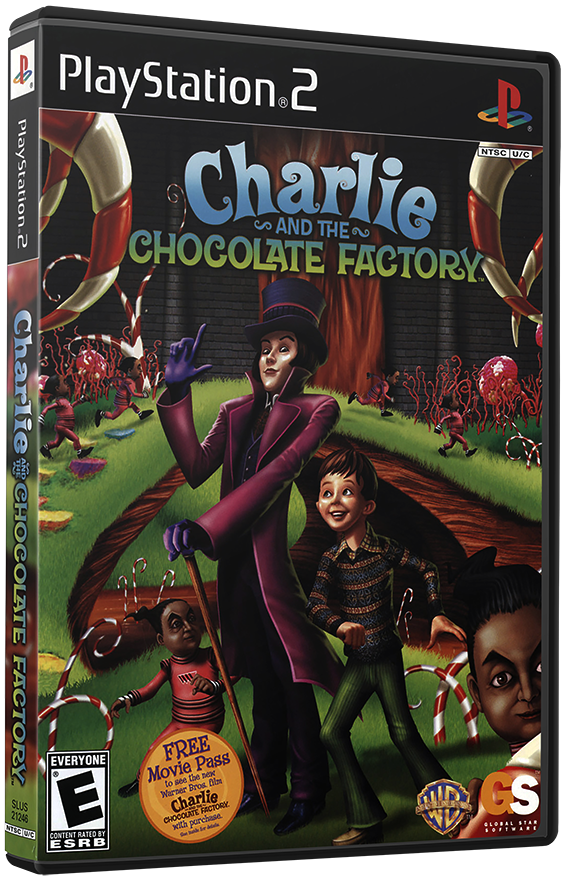 แผ่นเกมส์ PS2 : Charlie and the Chocolate Factory