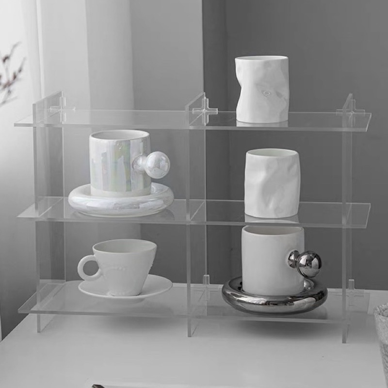 [พร้อมส่ง] Jnihouse : วางอะครีลิคใส ชั้นวางน้ำหอม ชั้นวางของ