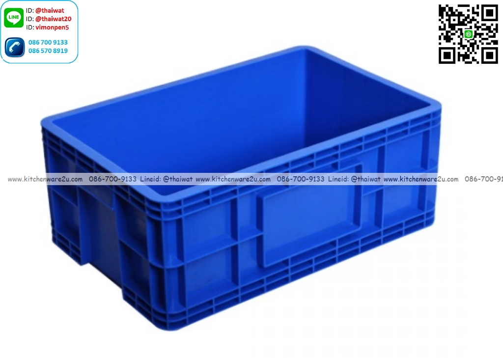 P12893 ลังทึบ 39.5 ลิตร (ขนาดภายนอก 38*58*23.5 cm) เกรดเอ No.8263 ราคาขายส่งต่อ 6 ใบ : เฉลี่ย 475 บต่อใบ