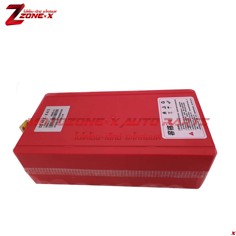 แบตเตอรี่ แบตลิเธียมฟอสเฟต Lithium ใช้ได้กับรถ Scooter ทุกรุ่น XWLX ZXBT1 48V 8A 10A 15A 20A