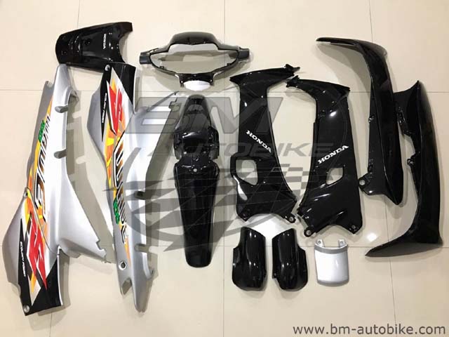 ชุดสี WAVE 100 110 ดำเทา 4 กก.