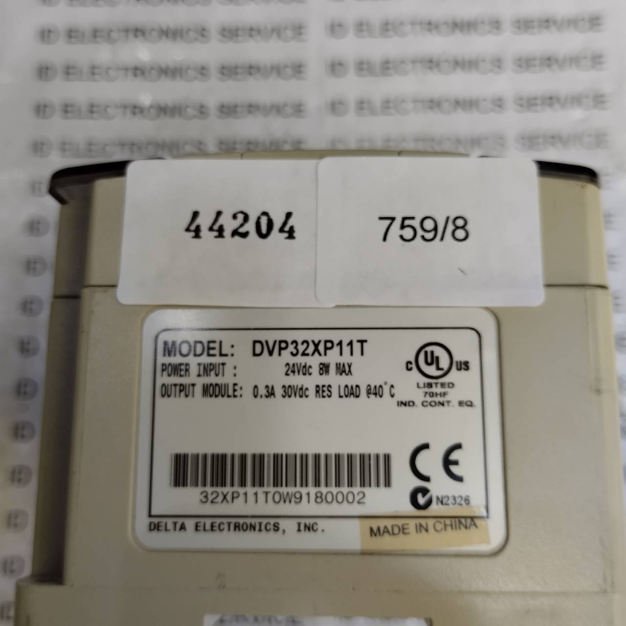 PLC " DELTA " MODEL : DVP32XP11T