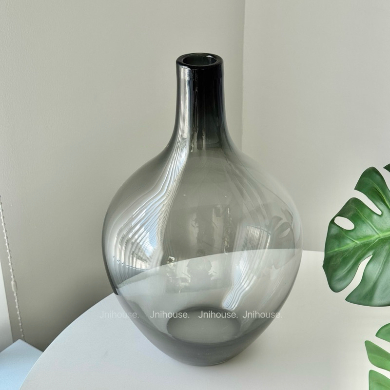 [พร้อมส่ง] Jnihouse : แจกันแก้ว แจกันใหญ่ไล่สี