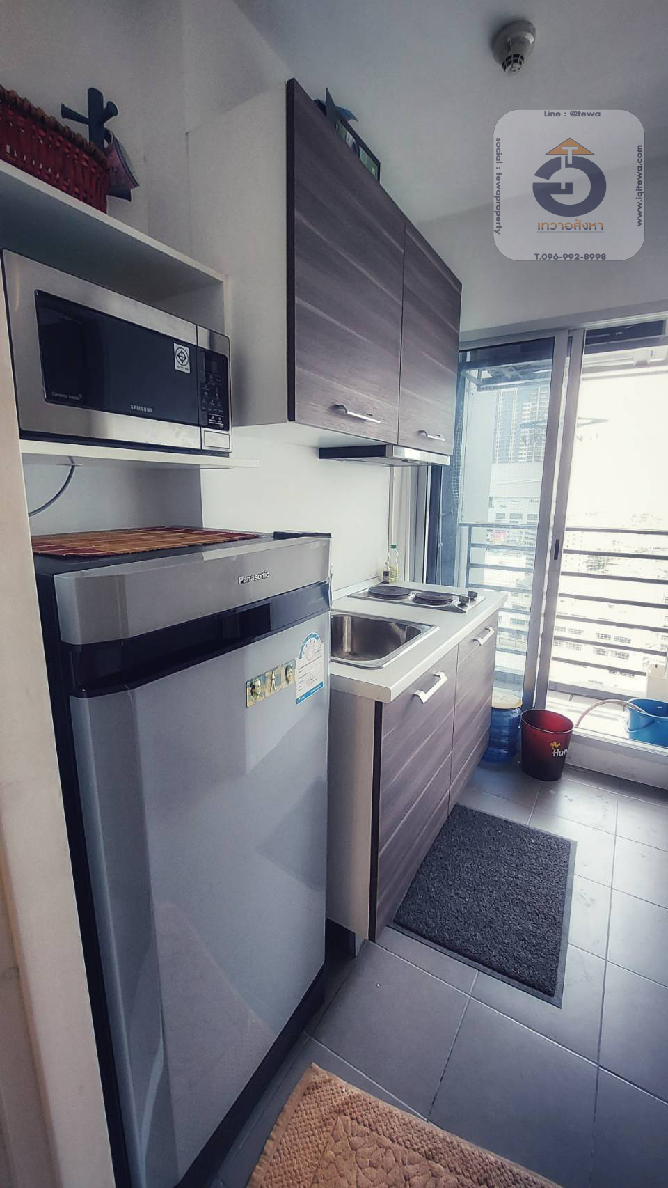 ขาย the tree bangpo station บางโพ สเตชั่น เป็นคอนโดมิเนียมติดรถไฟฟ้า มองเห็นโค้งแม่น้ำเจ้าพระยา ใกล้ MRT สถานีบางโพ วิวแม่น้ำ เฟอร์ครบพร้อมอยู่