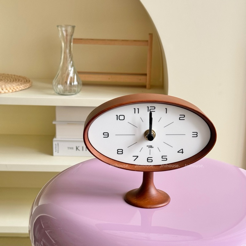 [พร้อมส่ง] Jnihouse : Retro Clock นาฬิกาไม้