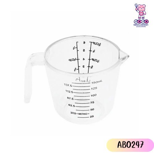 ถ้วยตวง ถ้วยตวงพลาสติก ขนาด 150ml.