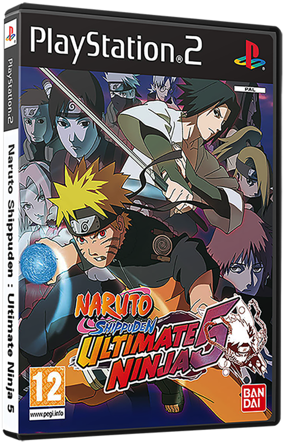 แผ่นเกมส์ PS2 : Naruto Shippuden - Ultimate Ninja 5