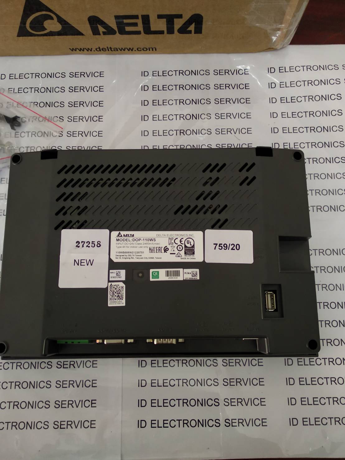 LCD TOUCH SCREEN " DELTA " MODEL : DOP-110WS