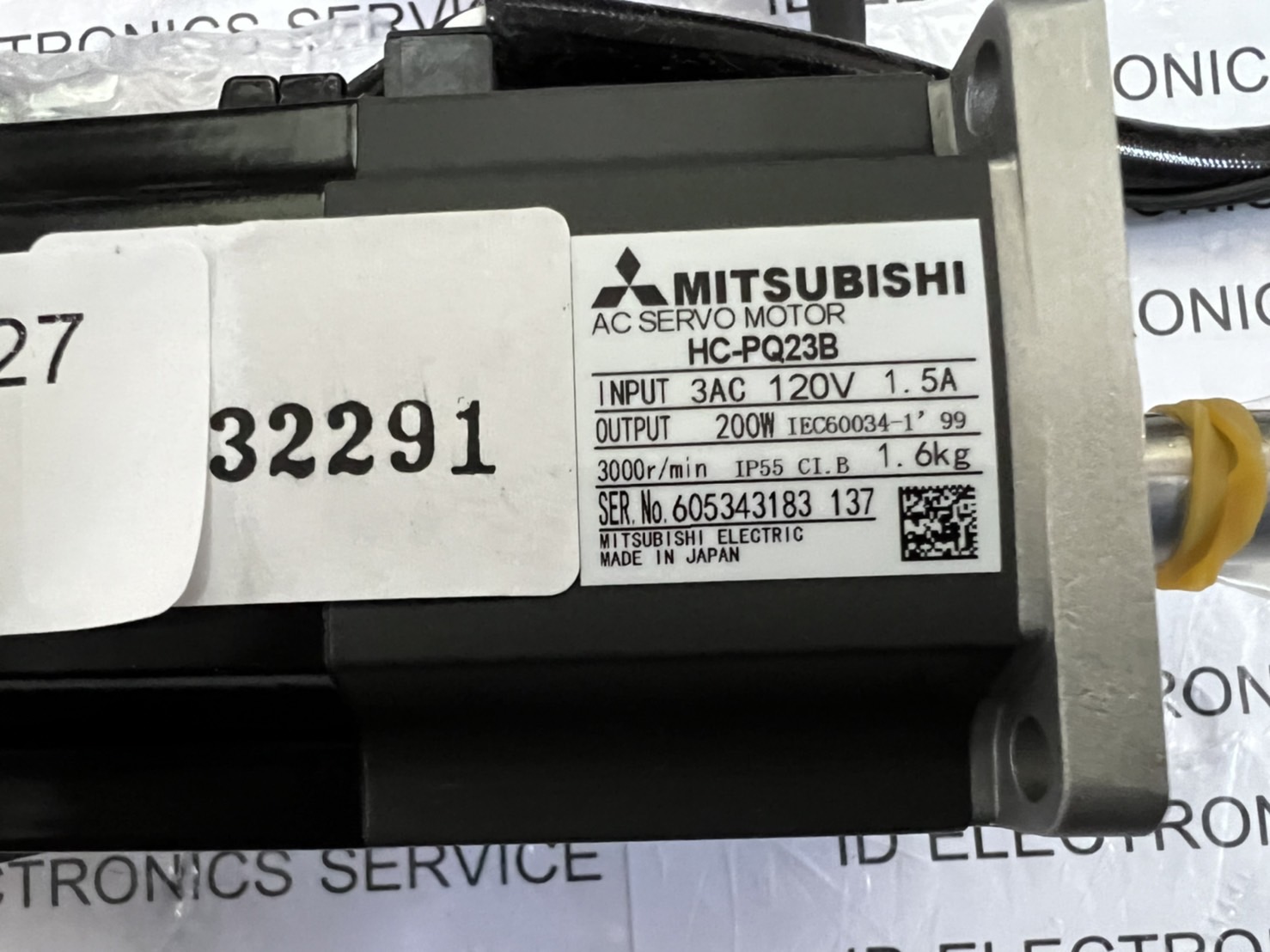 จำหน่าย HC-PQ23B MOTOR "MITSUBISHI"
