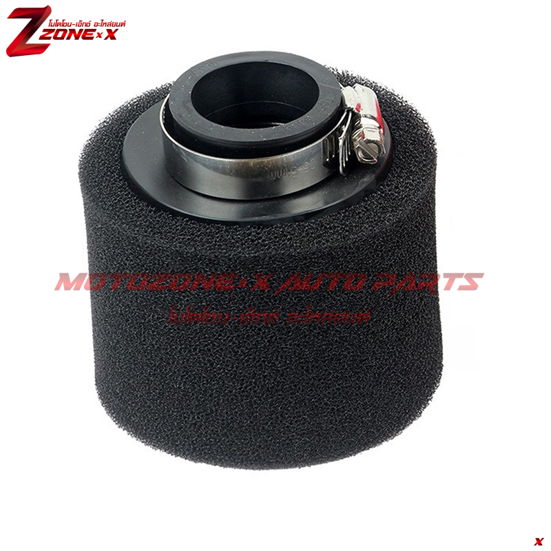 กรองอากาศ ฟองน้ำกรองอากาศ สีดำ universal fits for most motorcycle air filter with 35/38/40/42/45/48mm engine inlet. MOTOZONE-X(โมโตโซน-เอ็กซ์) อะไหล่/Part