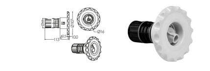 หัวเจ็ท Face (Swirl Jet) EM0018