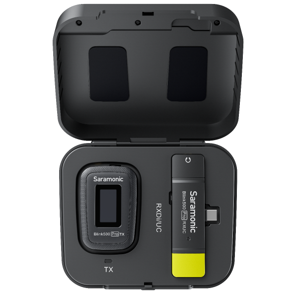 Saramonic Blink500 Pro B5 ไมโครโฟนไร้สาย คลื่น2.4GHz สำหรับอุปกรณ์ที่รองรับ Type-C (1ตัวรับ2ส่ง)