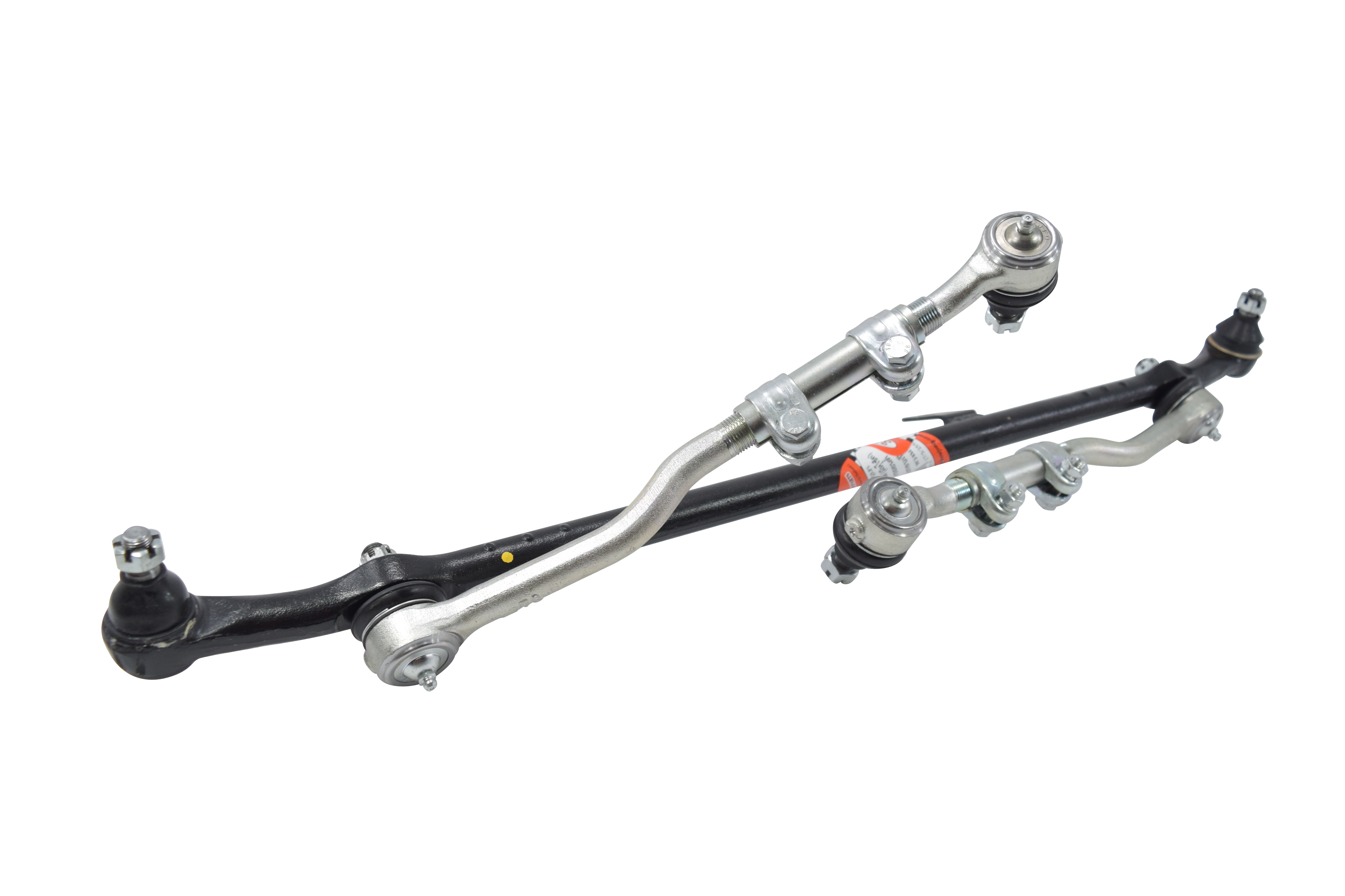 คันส่งกลางยกชุด NISSAN BDI D21 ตัวมีหูโช้ค นิสสัน ปี 89-97 / 3CE-4671 / พวงมาลัยขวา (CENTER LINK, ROD END) ยี่ห้อ 333 (ยกชุด)