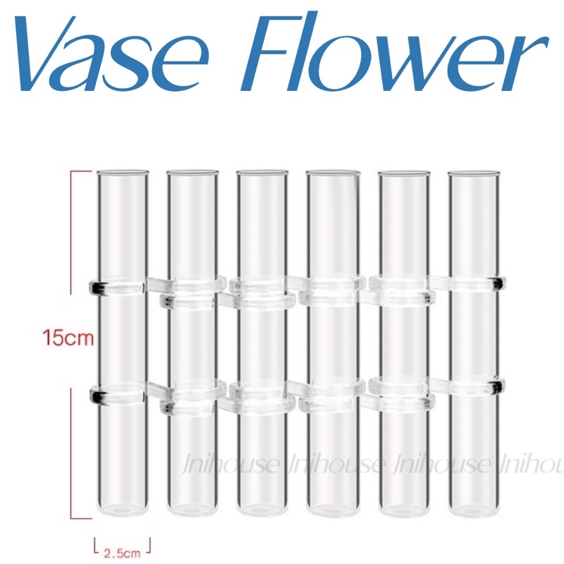 [พร้อมส่ง] Jnihouse : แจกันแท่งใส แจกันแก้ว (Tube Vase)