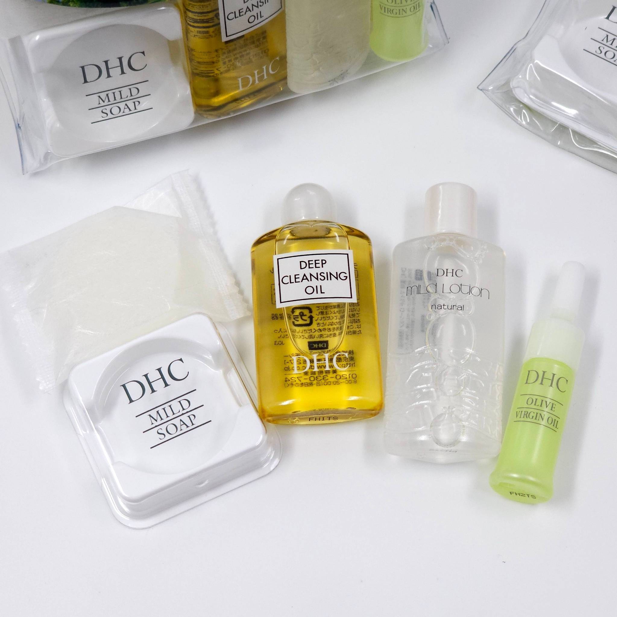เซ็ตทดลอง DHC olive oil set (SS) คลีนซิ่งออยล์ / สบู่ mind soap / DHC mild lotion
