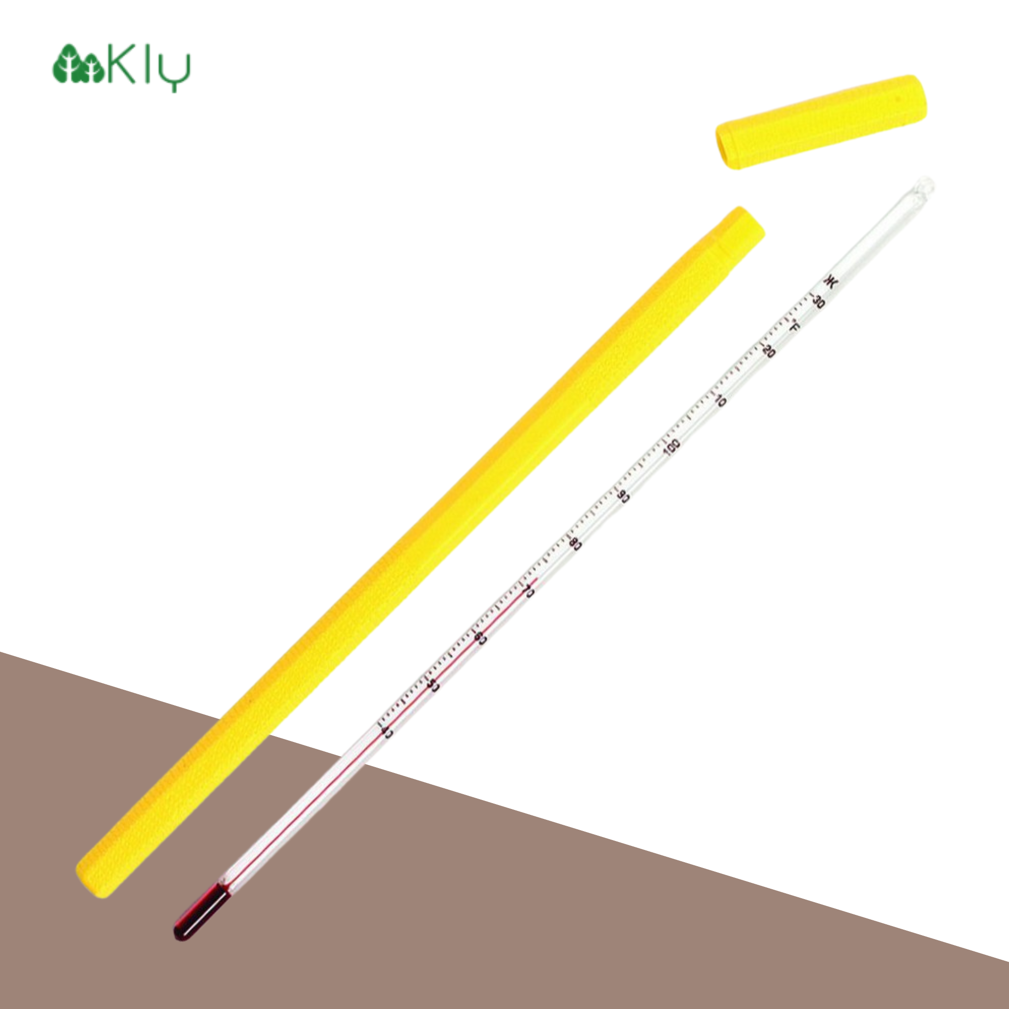 ปรอทวัดอุณหภูมิ เทอร์โมมิเตอร์เเท่งเเก้ว Thermometer