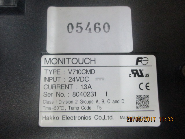 HMI " HAKKO " MODEL : V710CMD