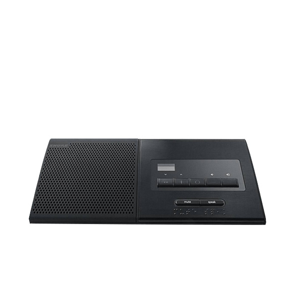 SHURE MXC630 อุปกรณ์ลงคะแนนเสียงในที่ประชุมสำหรับ ประธานผู้ร่วมประชุม ระบบดิจิตอล รองรับ NFC Card