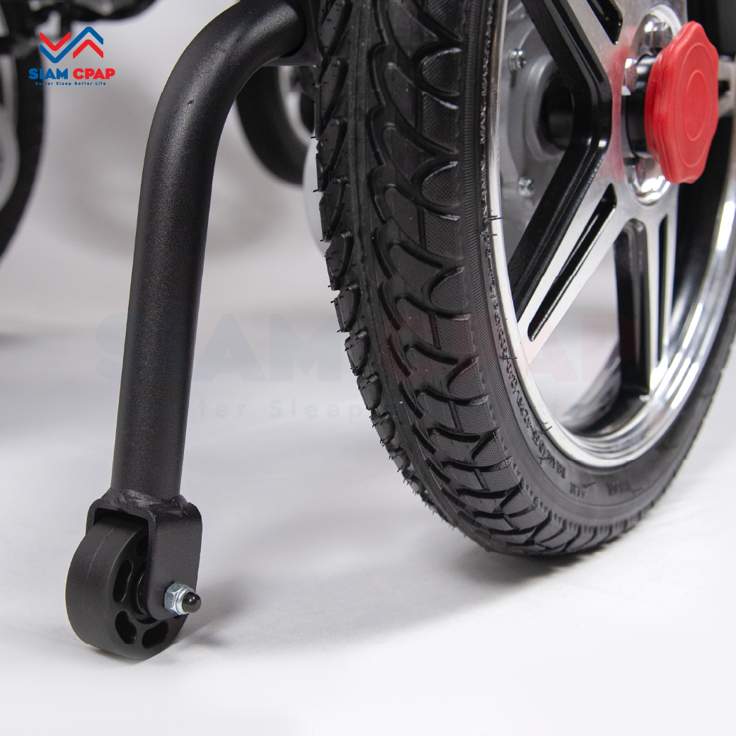 รถเข็นไฟฟ้า แบบพับได้ WT-6011 (Foldable Electric Wheelchair) รุ่นราคาประหยัด รับประกัน 1 ปี