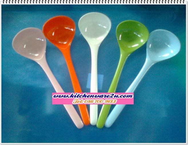 P03008 กระบวย เมลามีนแท้ราคาส่งต่อ 1 โหล