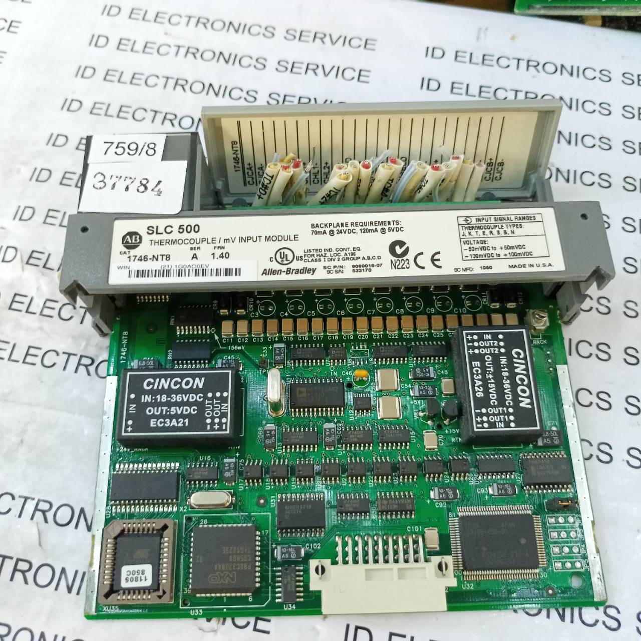 PLC " ALLEN-BRADLEY " MODEL : 1746-NT8